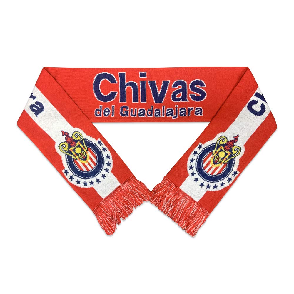 Icon Sports Official Chivas Soccer Scarf - Unisex Adult