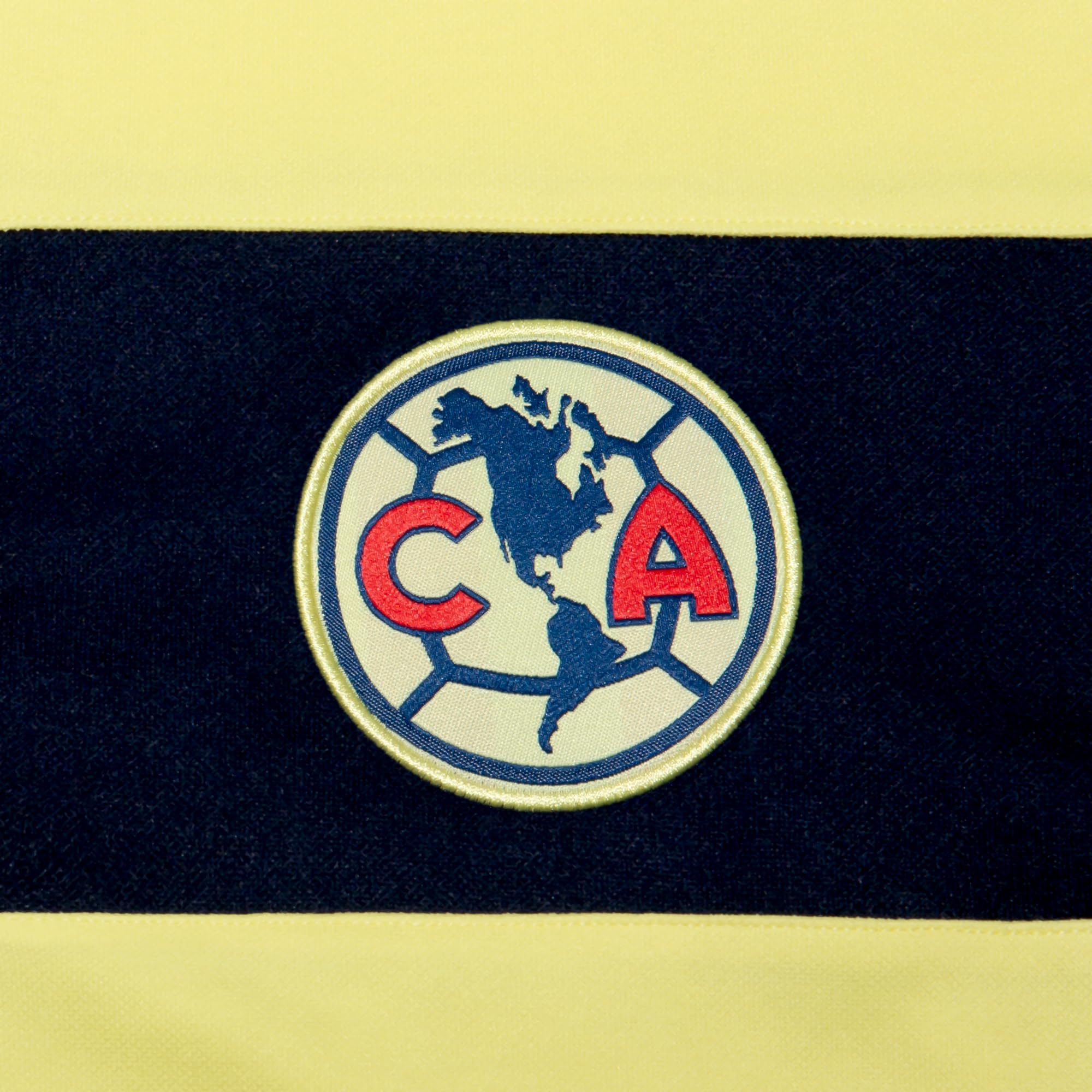 Icon Sports Club América Soccer Track Jacket – Officially Licensed Unisex Zip-Up Outerwear Yellow S