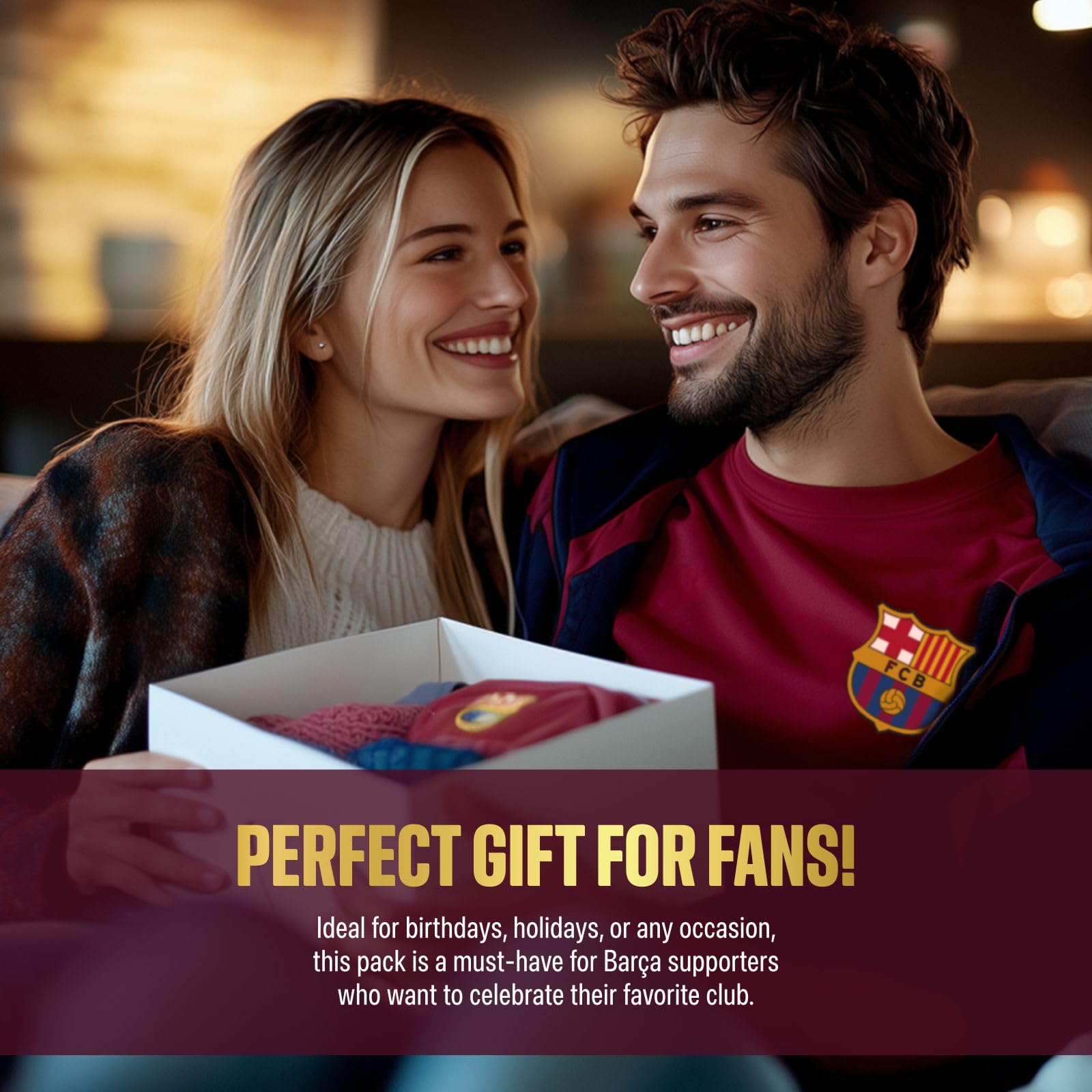 Icon Sports Pro League Ultimate Fan Pack – Officially Licensed 5-Piece Soccer Merch - Shirt, Jersey, Jacket, Scarf, Ball