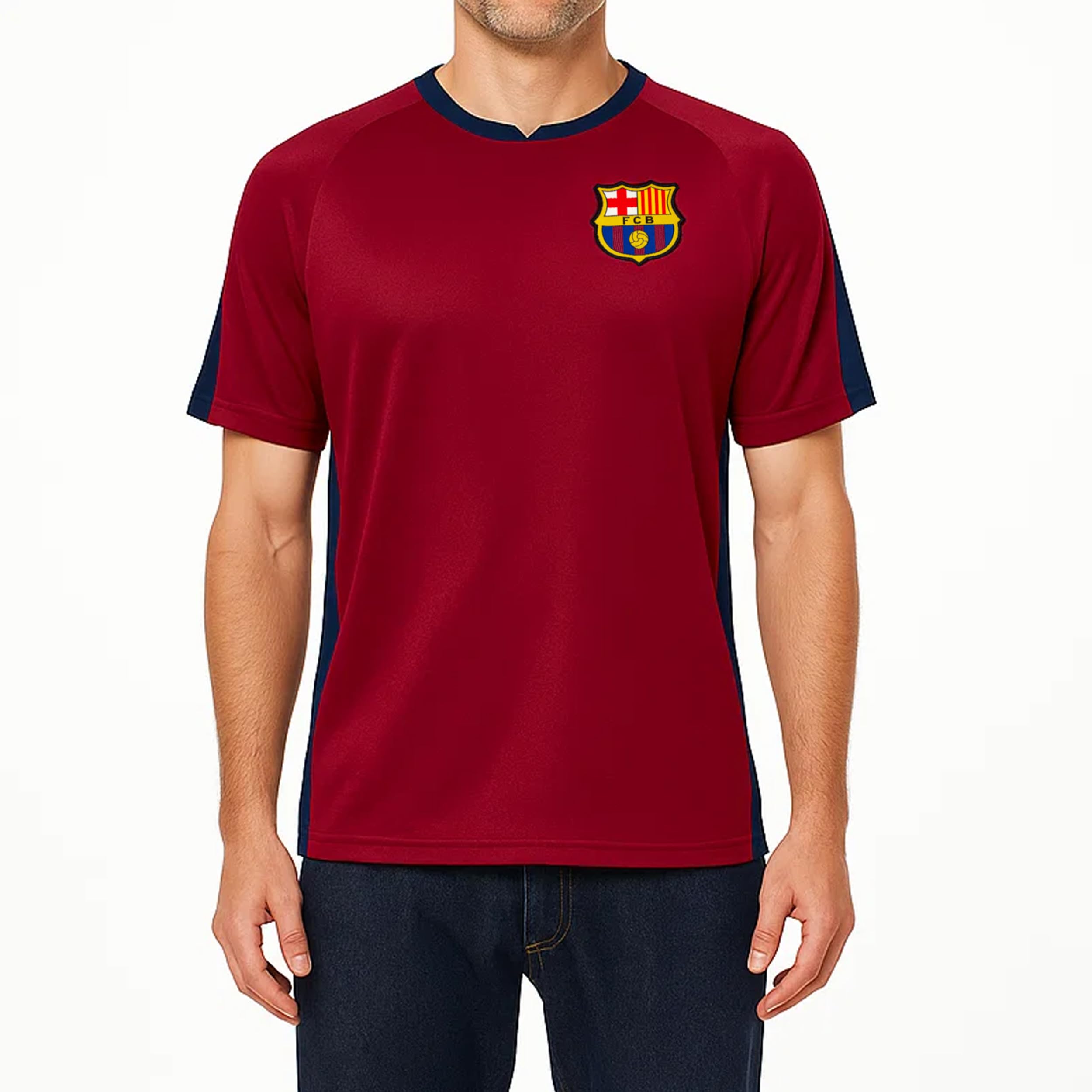 Icon Sports Officially Licensed FC Barcelona Game Day Shirt - Unisex Adult