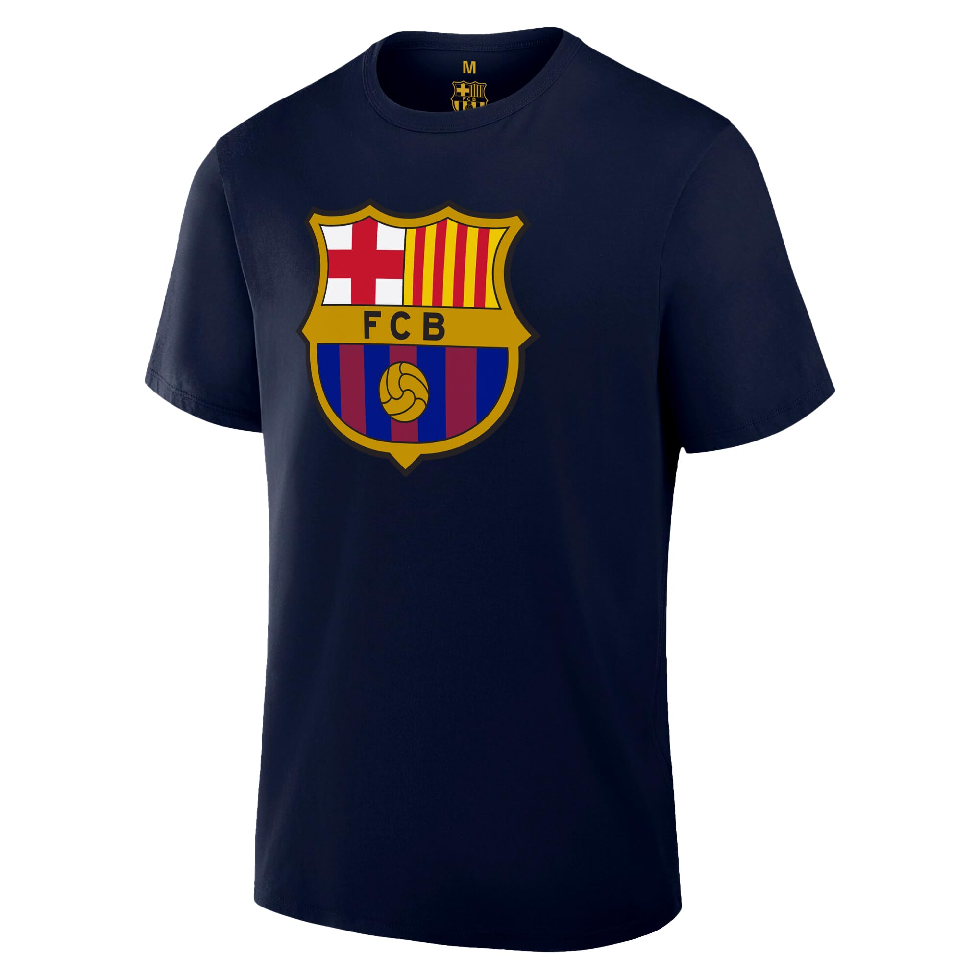 Icon Sports Officially Licensed FC Barcelona Cotton T-Shirt - Unisex Adult