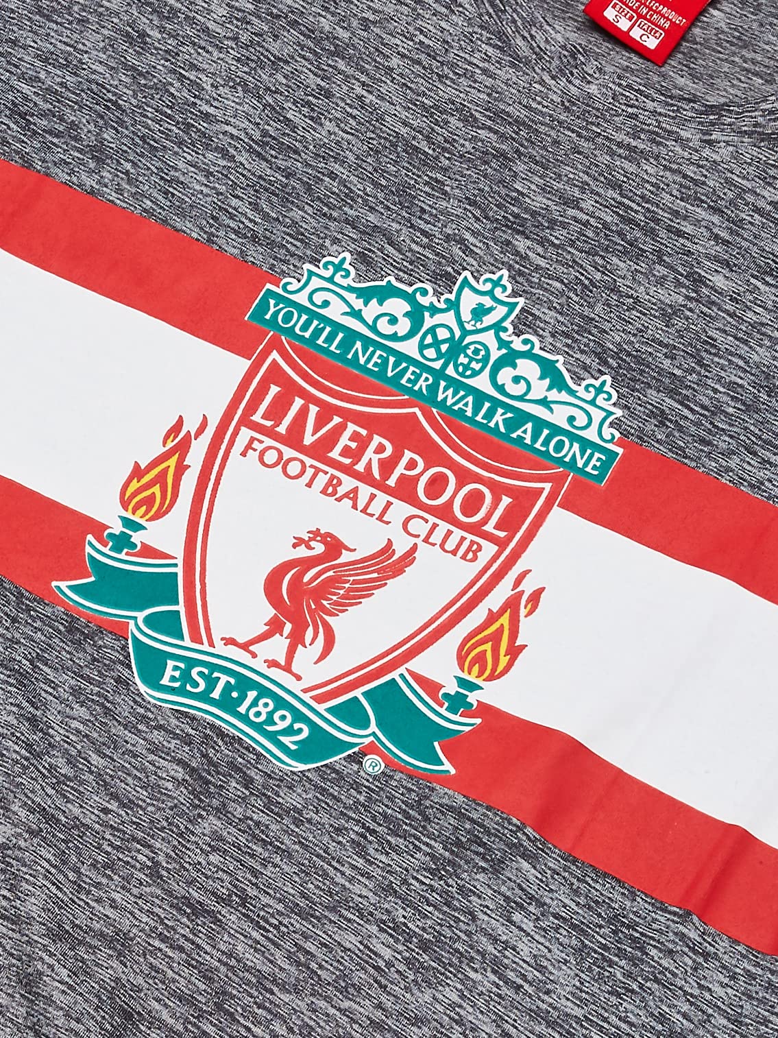 Icon Sports Liverpool Short Sleeve Color Block T-Shirt - Mens Adult- DD1H-27 -Team Color - Medium