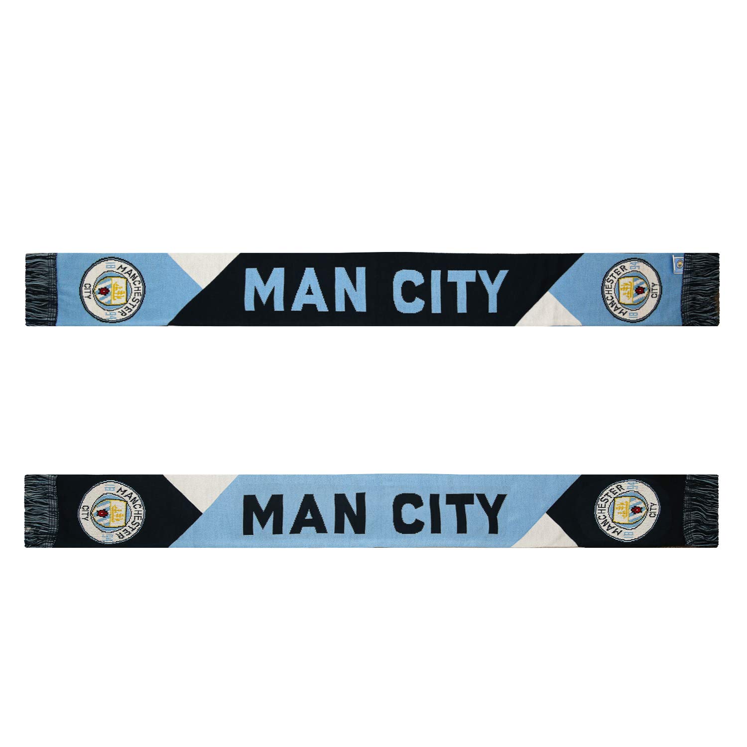 Icon Sports Official Manchester City FC Soccer Scarf - Unisex Adult